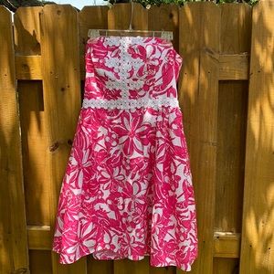 Lilly Pulitzer strapless dress 12